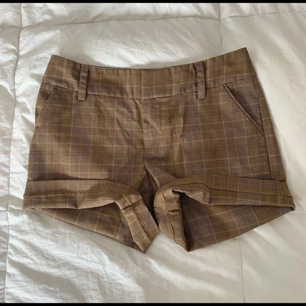 Thrifted Plaid Shorts